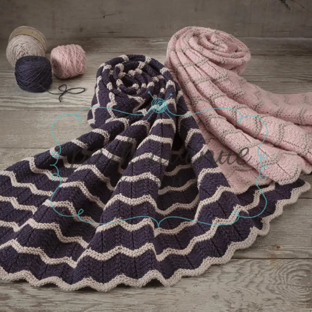 Boho Baby Blanket Kit Pink Yarn: Kits
