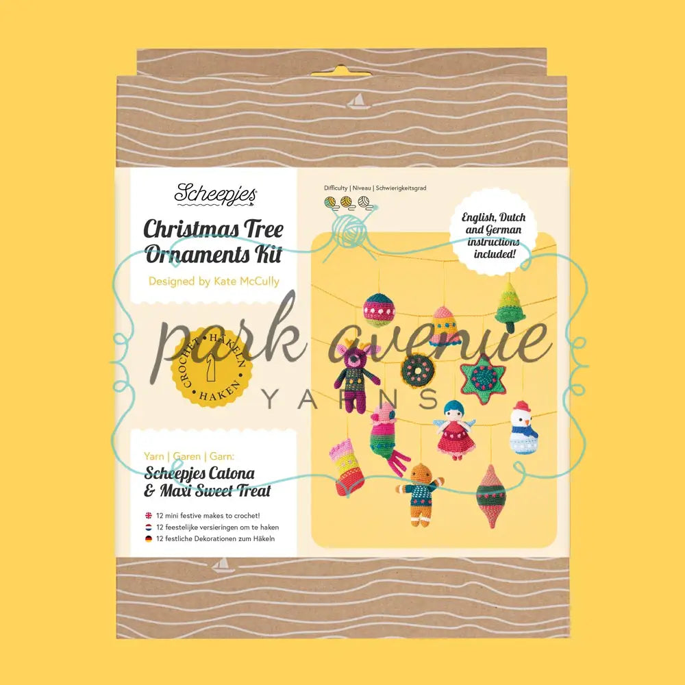 Christmas Tree Ornament Kit Yarn: Kits