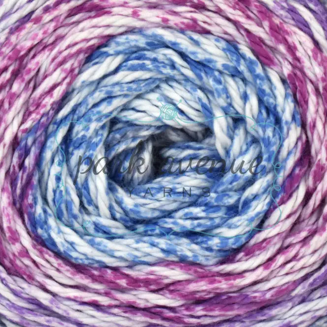 Cotton Supreme Waves Berry Splash Yarn: DK