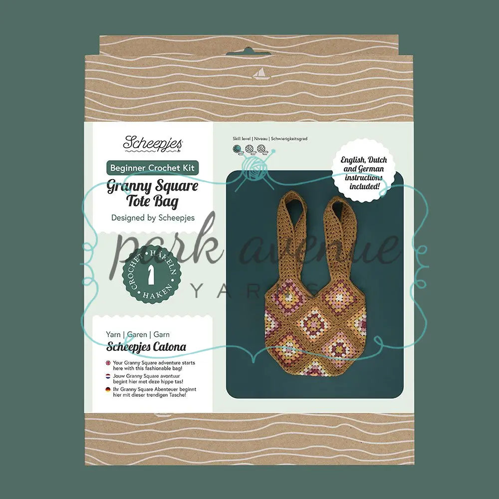 Granny Square Tote Gold Yarn: Kits