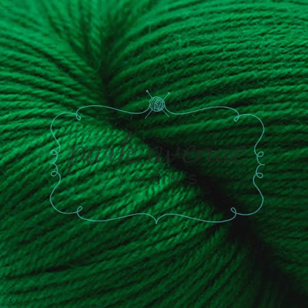 Heritage Solid Christmas Green Yarn: Fingering