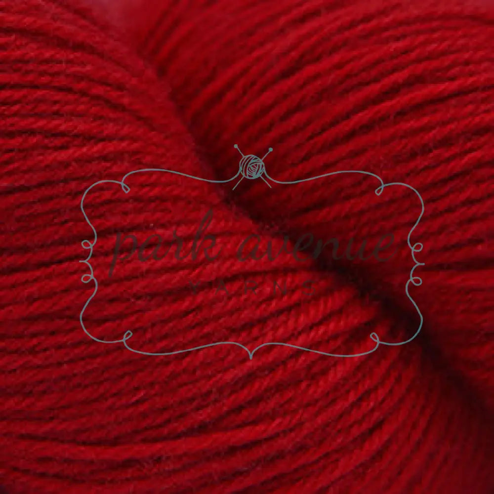 Heritage Solid Christmas Red Yarn: Fingering