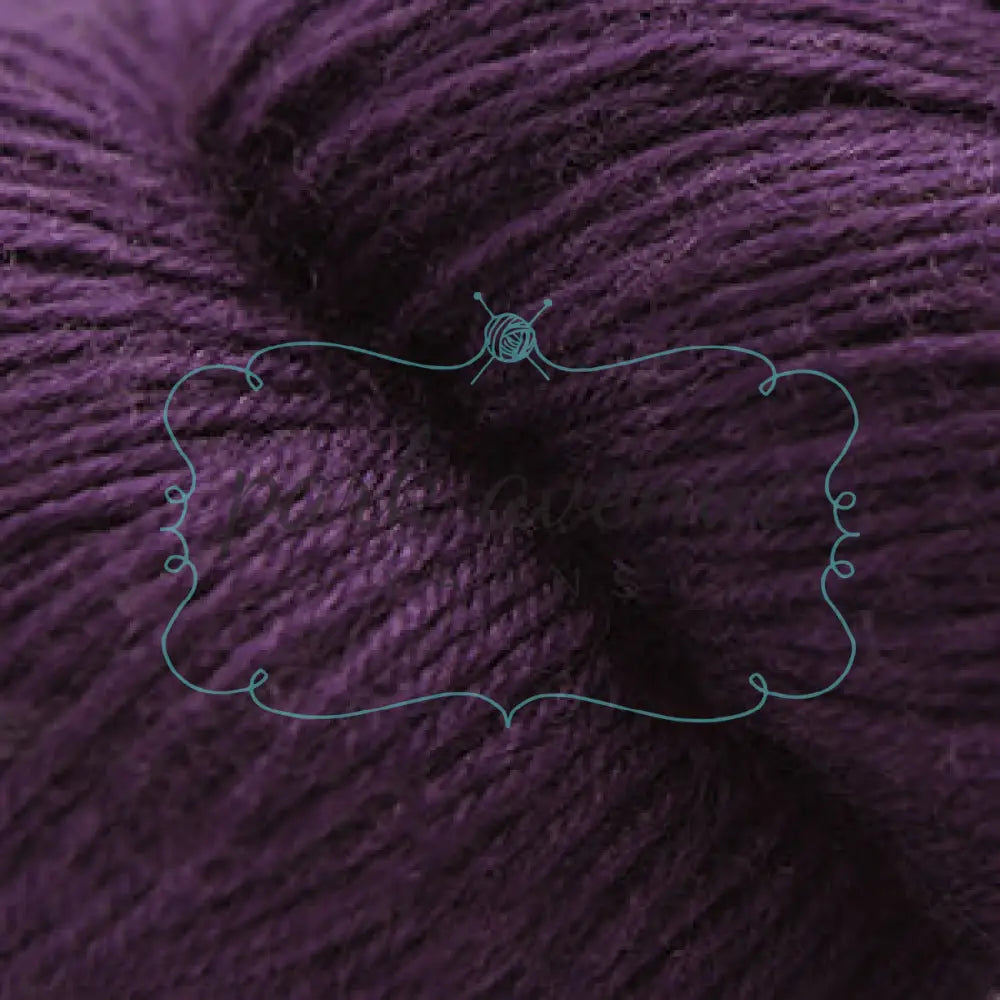 Heritage Solid Plum Yarn: Fingering