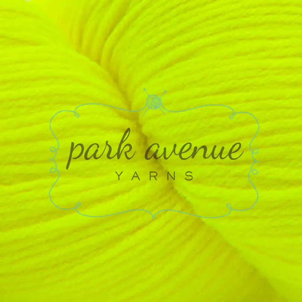 Heritage Solid Yellow Highlighter Yarn: Fingering