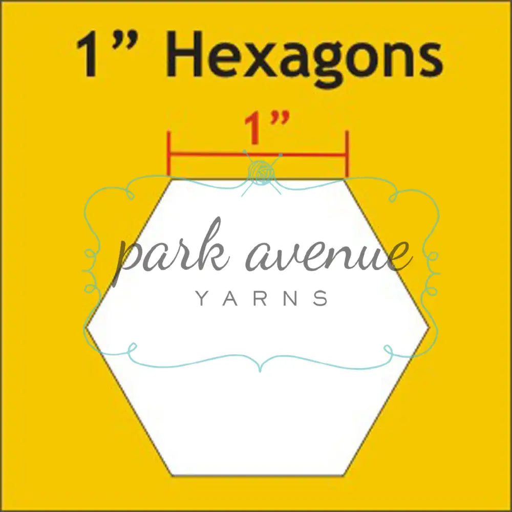 Hexagon Paper Pieces 1’’ 100 Pcs Sew & Quilt: Notions