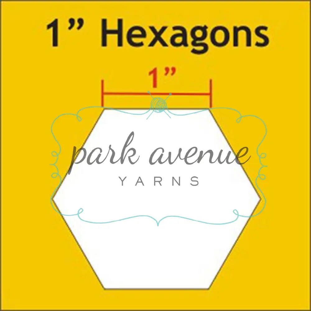 Hexagon Paper Pieces 1’’ 600 Pcs Sew & Quilt: Notions