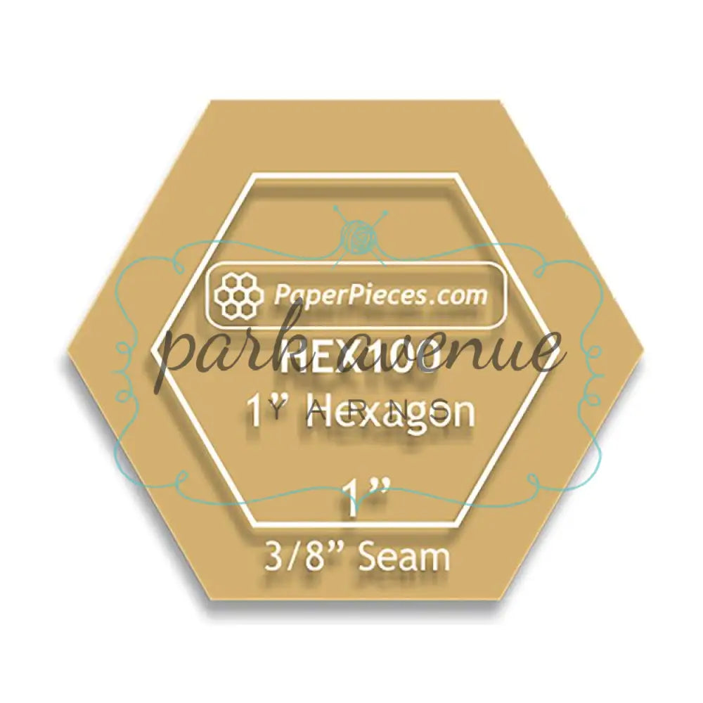 Hexagon Template 1’’ Sew & Quilt: Notions