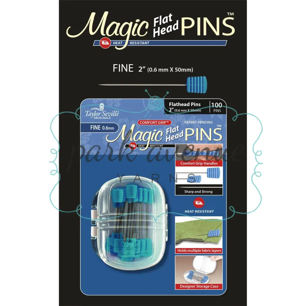 Magic Pins Flat Blue 50 Ct Sew & Quilt: Notions