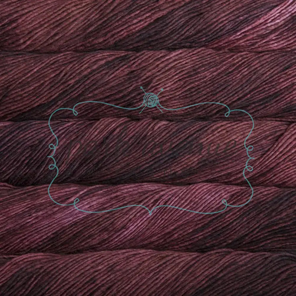 Malabrigo Worsted Burgundy Yarn: Worsted