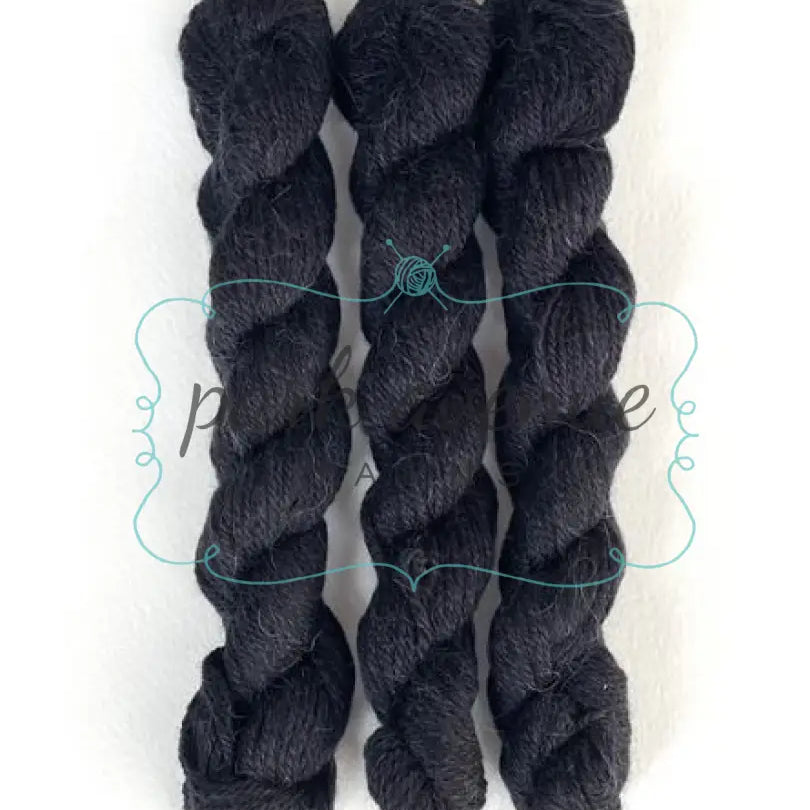Perennial Minis Black Yarn: Fingering