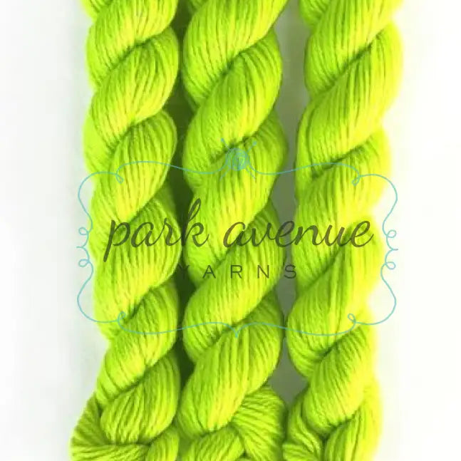 Perennial Minis Neon Lime Yarn: Fingering