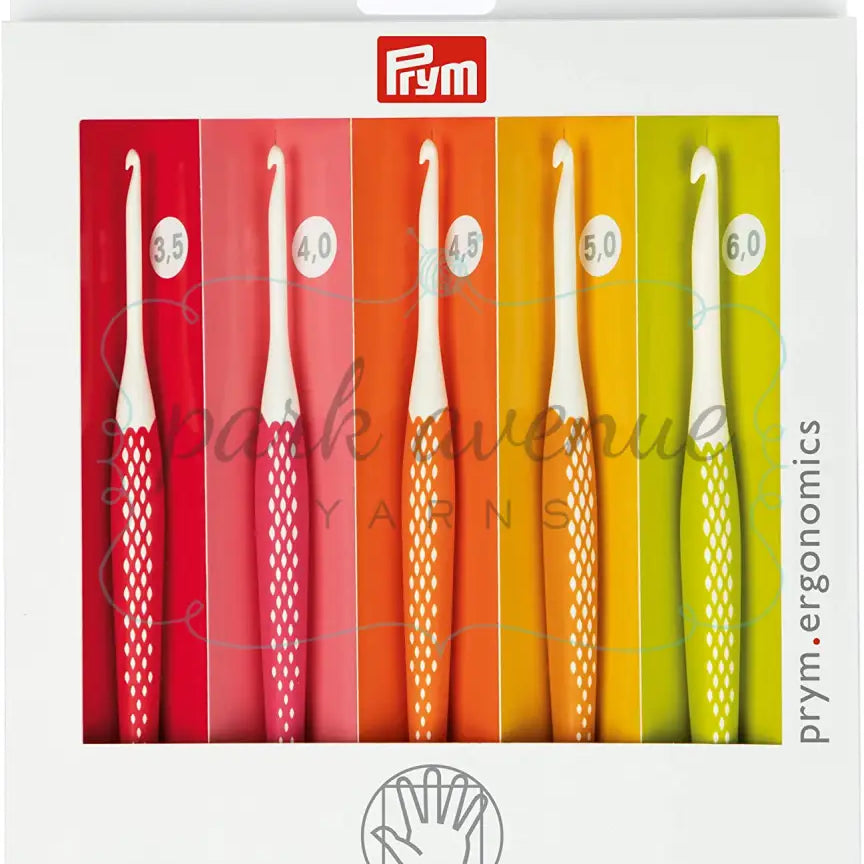 Prym Crochet Hook Set 3.50mm-6.00mm Needles: Crochet Hook Sets