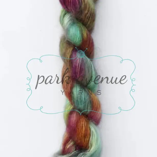 Tosh Silk Cloud Hand-Dyed Fire Opal Yarn: Lace