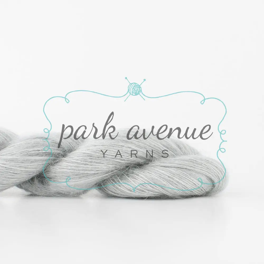 Tosh Silk Cloud Mill-Dyed Ash Yarn: Lace