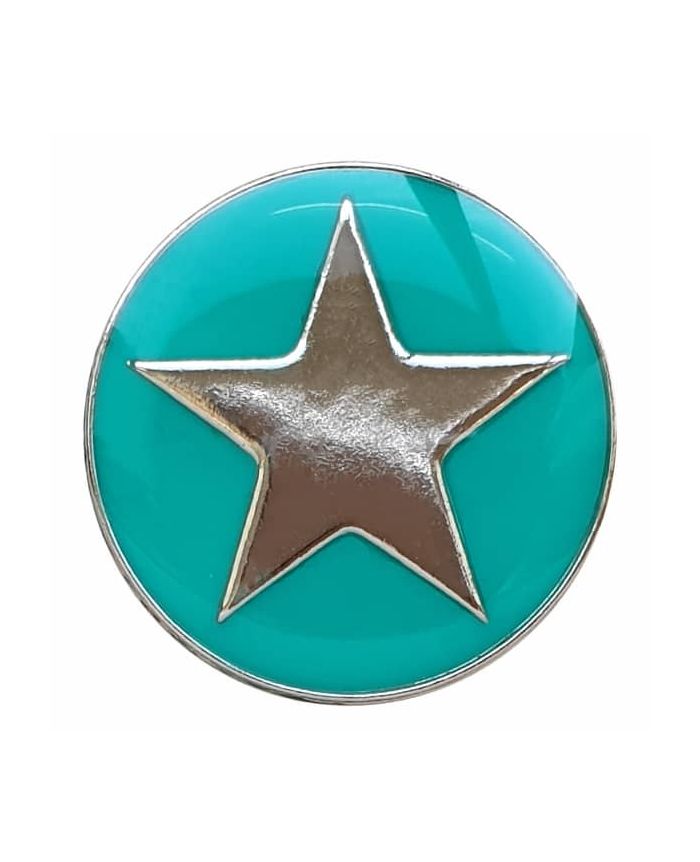 Metal Star Button