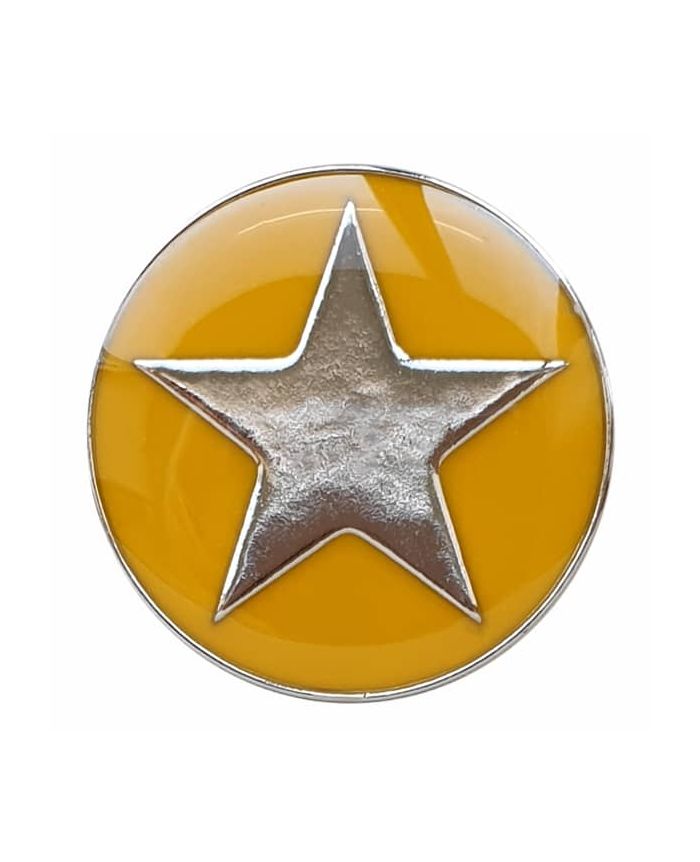 Metal Star Button
