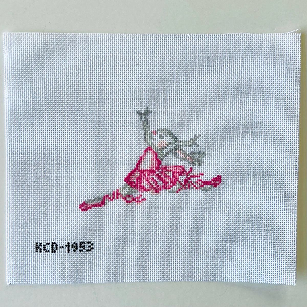 Leaping Ballet Bunny Needlepoint Canvas – Clothyard Fabrics & Park ...