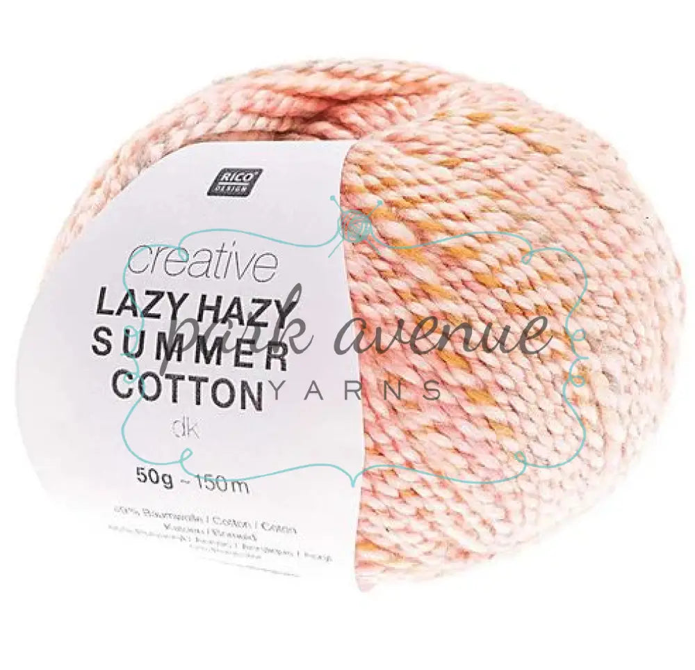 Lazy Hazy Summer Salmon Yarn: DK