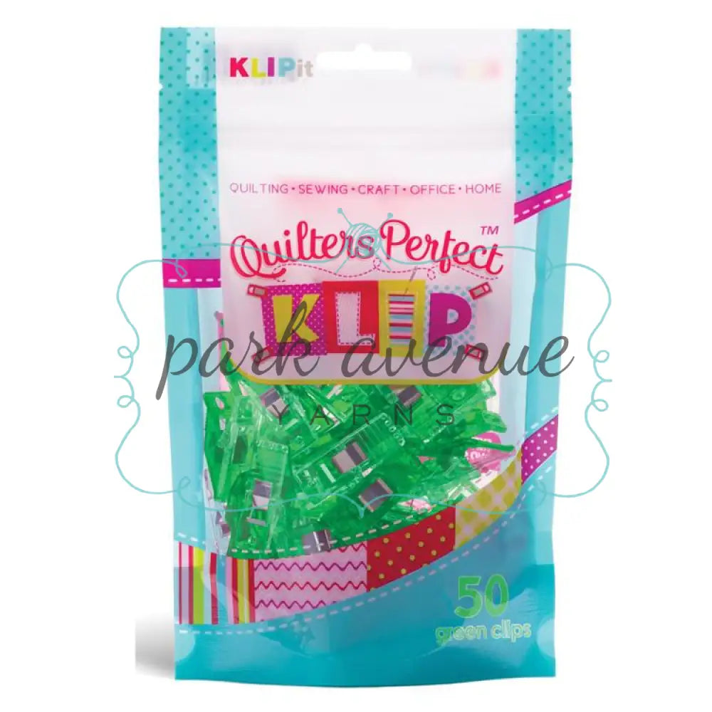 Quliter’s Perfect Klip Green 50 Ct Sew & Quilt: Notions