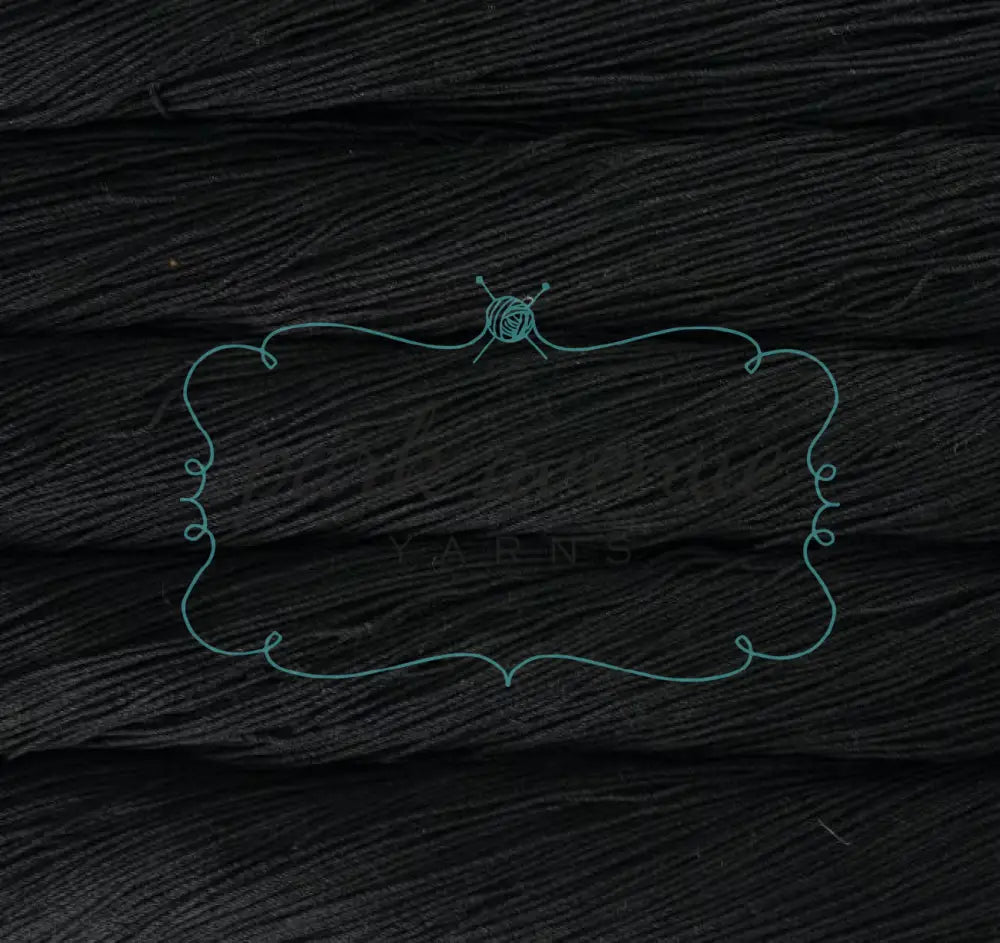 Ultimate Sock Black Yarn: Fingering